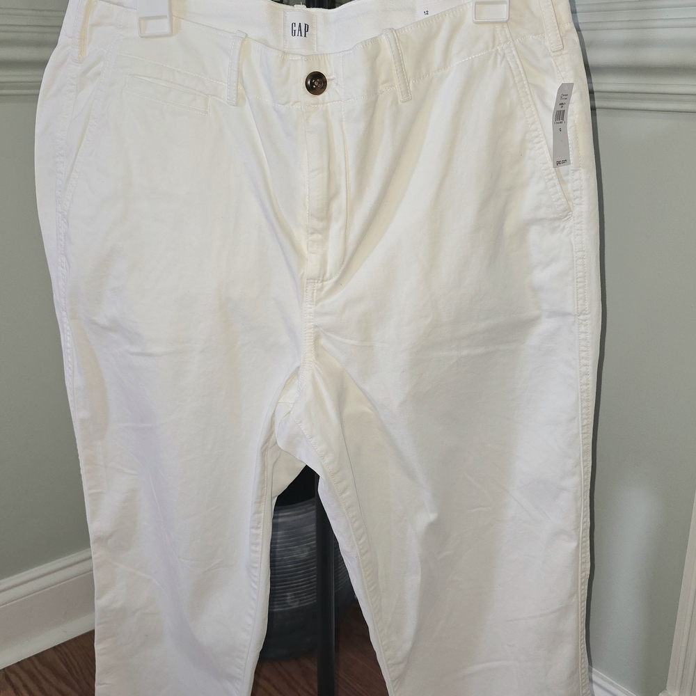 GAP White Casual Pants